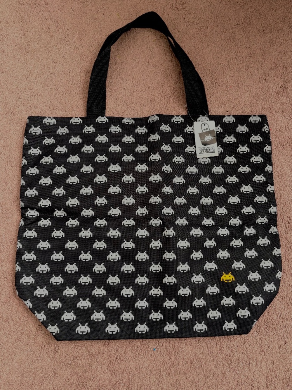 Taito Station Space Invaders Eco Bag Reusuable Tote Japan Arcade Exclusive NWT